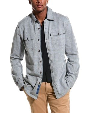 Robert Graham Storrs Classic Fit Knit Shirt - Grey