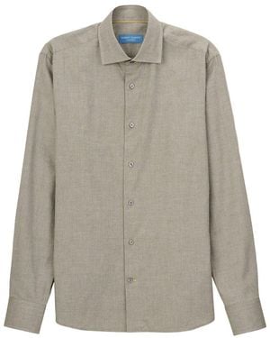 Robert Talbott Reynolds Ultra Light Weight Brushed Shirt - Grey