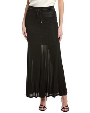 Helmut Lang Pull-On Maxi Skirt - Black
