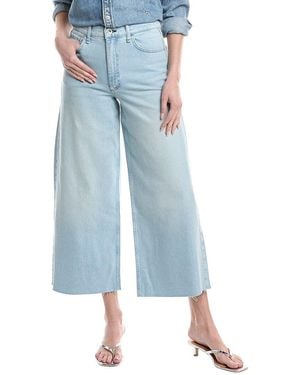 Rag & Bone Serena Crop Wyncote Wide-leg Jean - Blue