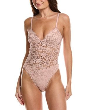 Wolford Bold Lace Bodysuit - Pink