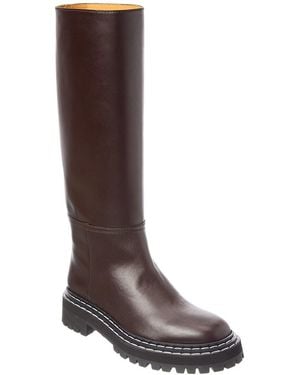 Proenza Schouler Leather Knee-High Boot - Brown