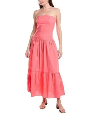 Garrie B Drop-Waist Maxi Dress - Pink