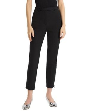 Theory High-Waist Taper Pant - Black