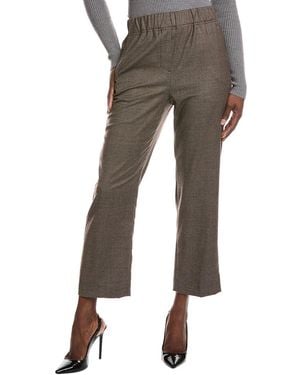 Weekend by Maxmara Hateley Wool Trouser - Gray
