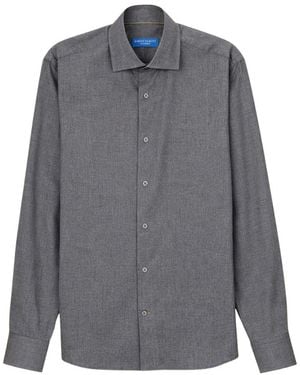 Robert Talbott Reynolds Ultra Light Weight Brushed Shirt - Grey