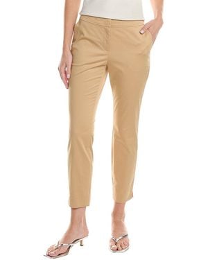 Lafayette 148 New York Manhattan Slim Ankle Pant - Natural