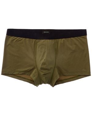 Hanro Micro Touch Boxer Brief - Green