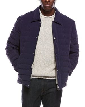 Brunello Cucinelli Puffer Down Jacket - Blue