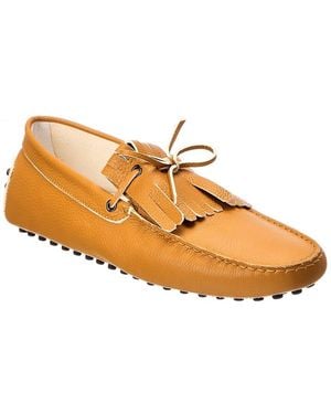 Tod's Leather Driver - Brown