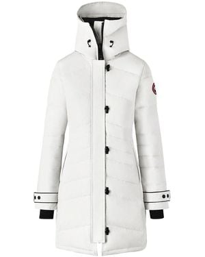 Canada Goose Lorette Parka Heritage Slim Fit Parka - White