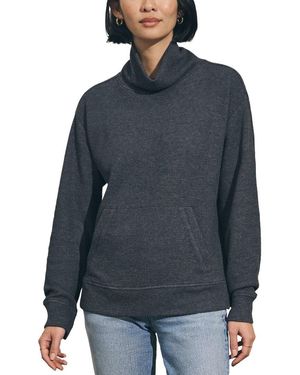 Faherty Surf Waffle Pullover - Blue