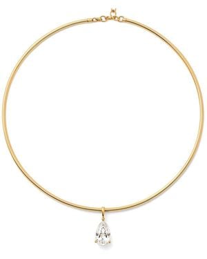 Prince Diamond & Jewelry 14k 3.52 Ct. Tw. Lab-grown Diamond Pendant Collar - Natural
