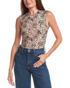 Paris Georgia Basics Backless Bodysuit - Blue