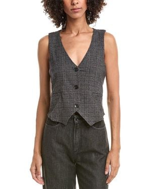 Bella Dahl Cinch Back Vest - Black