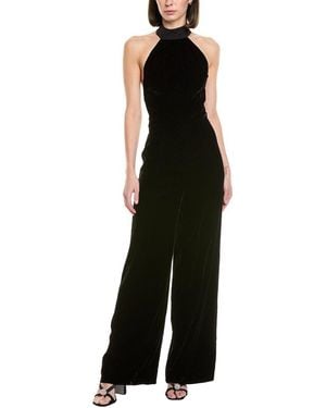 STAUD Andress Velvet Jumpsuit - Black