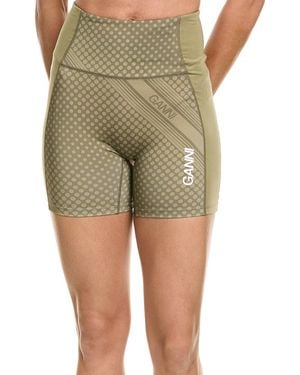 Ganni Active Ultra High-waist Short - Green