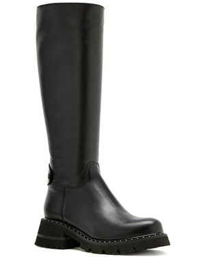 La Canadienne Stefanie Leather Boot in Black Lyst UK
