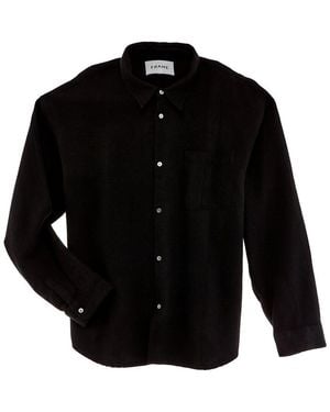 FRAME Waffle Textured Shirt - Black