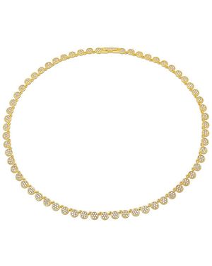 Crislu 18K & Cz Infinity Necklace - Metallic