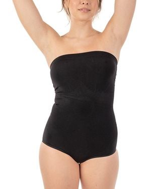 Body Beautiful Seamless Strapless Bodysuit - Black