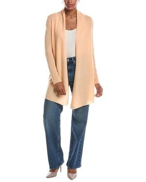 InCashmere Open Front Cashmere Cardigan - Blue