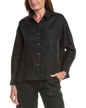 James Perse Linen Shirt - Black