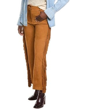 Weekend by Maxmara Joyroad By Lucy Hale Ovada Suede Trouser - Brown