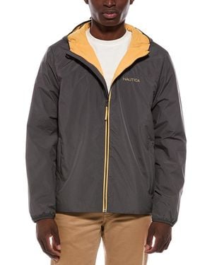 Nautica Hooded Transitional Jacket - Black