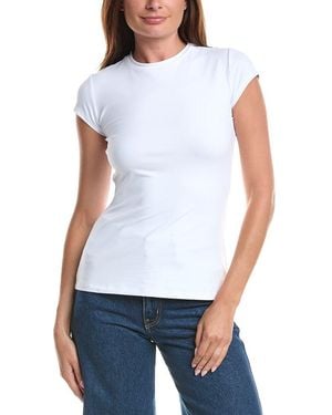 Susana Monaco Crew Short Sleeve T-shirt - White