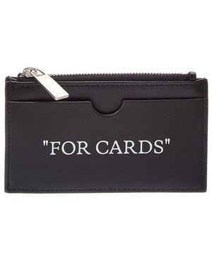 Off-White c/o Virgil Abloh Quote Bookish Zipped Card Case - Black