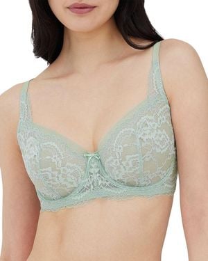 Skarlett Blue Minx Lace Balconette Bra - Green