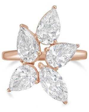 Diana M. Jewels Diana M. 18K Rose 6.00 Ct. Tw. Lab-Grown Diamond Fashion Ring - White