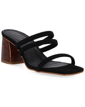 Alohas Indiana Leather Sandal - Black