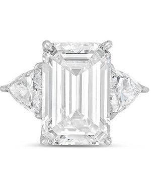 Diana M. Jewels Diana M. 14K 2.50 Ct. Tw. Lab-Grown Diamond Three-Stone Ring - White