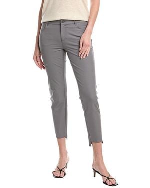 Lafayette 148 New York Mercer Step Hem Jean - Grey