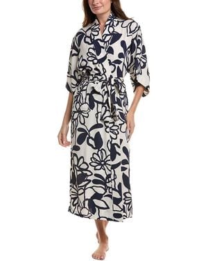 Natori Kimono Sleeve Robe - White