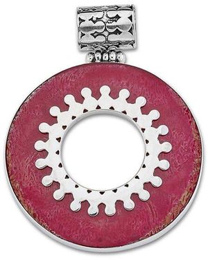 Samuel B. Coral Pendant - Pink