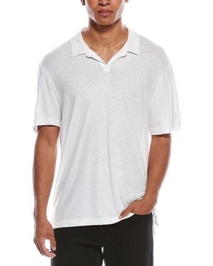 James Perse Jersey Polo Shirt - White