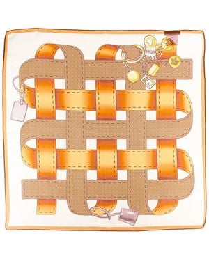 La Fiorentina Silk Scarf - Orange