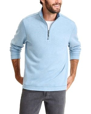 Tommy Bahama Flipview Reversible 1/2-Zip Sweatshirt - Blue
