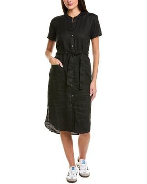 James Perse Linen Shirtdress - Black