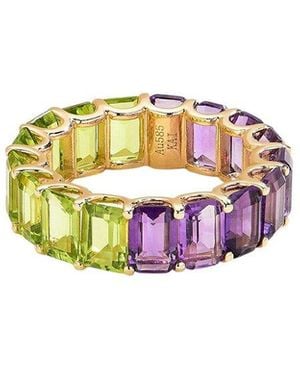 Kai Fine Jewelry 14K 9.25 Ct. Tw. Gemstone Eternity Ring - White