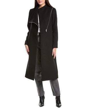 AllSaints Margoh Wool-Blend Coat - Black