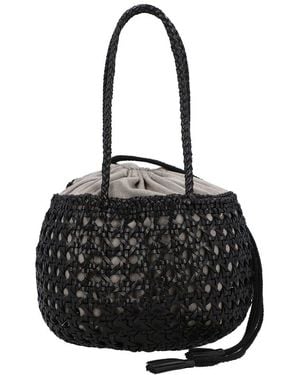 Dragon Diffusion Juventus Leather Shoulder Bag - Black