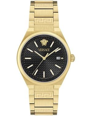 Versace V-auria Watch - Metallic