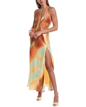 Bardot Lizbeth Halter Maxi Dress - Orange