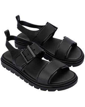 Melissa Connection Papete Sandal - Black
