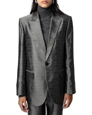 Zadig & Voltaire Vegy Jac Wings Blazer - Black