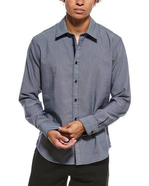 Rag & Bone Tomlin Stretch Dobby Shirt - Grey